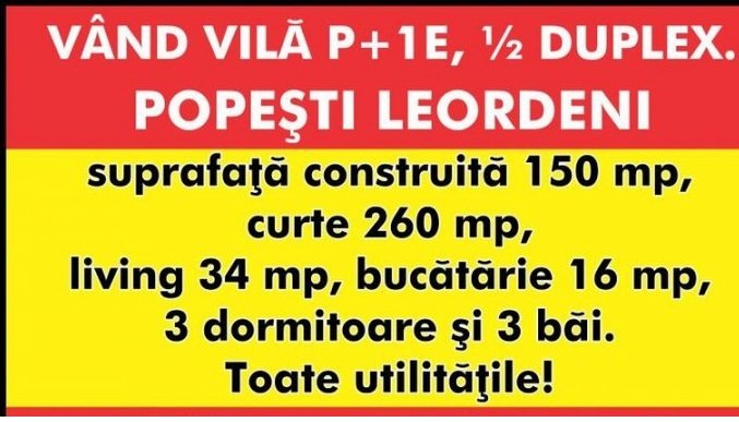 Popesti-Leordeni, Sos Oltenitei, Centura,